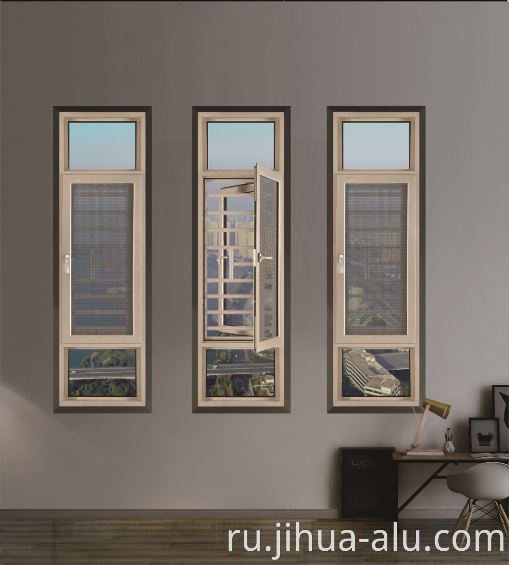 Munich 103 Aluminum Casement Window For Commercial Housing Residential Project